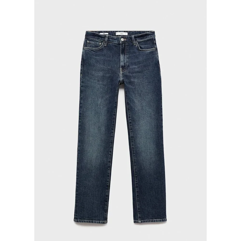 Mid-rise slim-fit jeans